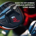 Men's Left-Handed Golf Club Set with Bag & Headcovers