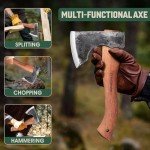 11'' Freelander Camping Axe with Walnut Wood Handle