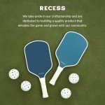 Premium Recess Pickleball Starter Set for Beginners