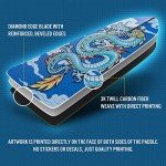 Dragon Boat Paddle - Blue Dragon - Carbon Fiber