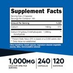 Nutricost HMB 1000mg (240 Capsules) - Gluten Free