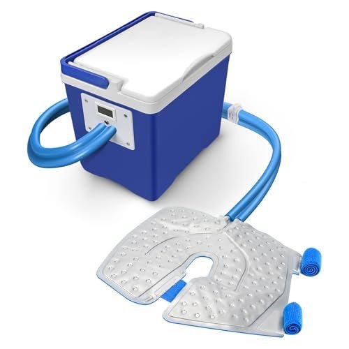 Hiumtree Cold Ice Therapy System, Timer, Knee/Joint Pad