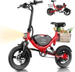 36V 710W Folding Electric Bike for Adults 22MPH Electric Bicycle Commuter 35MIle