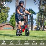 36V 710W Folding Electric Bike for Adults 22MPH Electric Bicycle Commuter 35MIle
