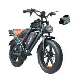 Electric Bike for Adult Peak 1500W MAX 48V/60Ah 160Mi+ 32MPH 20'' Fat Tire Ebike