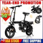Foldable Electric Bike E-scooters 48V 10AH Adult Bicycles UL 2849 Certified New