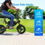 710W Folding Electric Bike for Adults 30MPH Electric Bicycle Commuter Ebike New