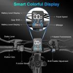 Electric Bike for Adults, 1000W Peak Motor, 22MPH,48V Battery with Lock 55Miles