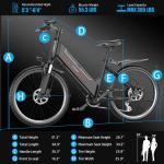 Electric Bike for Adults, 1000W Peak Motor, 22MPH,48V Battery with Lock 55Miles