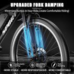 Electric Mountain Bike Ebike 750W Peak Motor BICYCLE 40MILES 25mph 48V Commuter