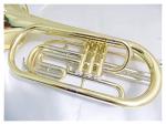 Bb Key Marching Trombone Lacquer Silver Plated with Case Mouthpiece Brass Musical Instruments Trumpet Set (Color : Lacquered Gold)