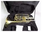 Bb Key Marching Trombone Lacquer Silver Plated with Case Mouthpiece Brass Musical Instruments Trumpet Set (Color : Lacquered Gold)