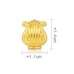 CHOW SANG SANG 999 24K Solid Gold 'Hello World' Musical Instrument Charm Bracelet for Women 91361C