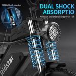 20" Fat TireElectric Bike 1500W 48V/20Ah Removable Battery Mountain Bike