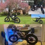 20" Fat TireElectric Bike 1500W 48V/20Ah Removable Battery Mountain Bike