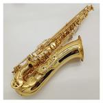 Saxophone Set Tenor Saxophone Black Lacquer with Case Sax Tenor Mouthpiece Ligature Reeds Neck Musical Instrument Accessories Student Saxophone (Color : Gold)