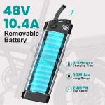 560W Folding Electric Bike, 48V 10.4AH for Adults and Teens UL 2849 Certified US