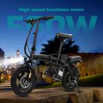 560W Folding Electric Bike, 48V 10.4AH for Adults and Teens UL 2849 Certified US