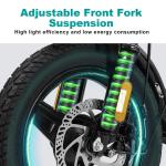 560W Folding Electric Bike, 48V 10.4AH for Adults and Teens UL 2849 Certified US