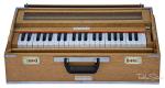 Harmonium by Maharaja Musicals, Folding, 9 Stops, In USA, Portable, Natural Color, 3 1/2 Octaves, Tuned to A440, Coupler, Bag, Indian Musical Instrument (PDI-AHH)