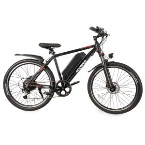AOVOPRO 26" Electric Bike for Adults w/Peak 750W Brushless Motor, 40Miles 22MPH
