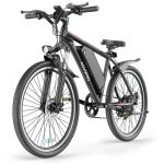 AOVOPRO 26" Electric Bike for Adults w/Peak 750W Brushless Motor, 40Miles 22MPH