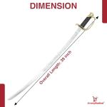 Armory Replicas™ - Commemorative Replica US Calvary Officer Saber - Forged Carbon Steel Decorative Collectible Engraved Civil War Sword w/Metal Scabbard