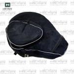 Indian Musical Instrument Chrome Finish 24" King Size Sousaphone Brass BB Big Bell Tuba With Mouth Piece and Carry Bag (Black Gold))
