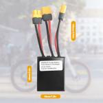 YWNYT Dual Battery Discharge Converter 20V-72V DC Dual Battery Pack Switch Balancer Battery Parallel Module Adapter for Electric Bike (30A)