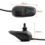 L-faster 24V Dual Drive Brushed Motor Joystick Controller Forward Reverse Max Current 45A for Indoor Electric Wheelchair Bike (2-pin)