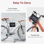 Puroma Bike Cover for 1 bike, Outdoor Waterproof Bicycle Covers Rain Sun UV Dust Wind Proof with Lock Hole for Mountain Road Electric Bike (Basic Black)