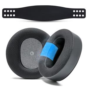 WC Mod Kit Maxwell - Cooling Gel Earpads + Silicone Headband for Audeze Maxwell for Xbox & PS5 by Wicked Cushions | Enhanced Comfort, Cooling & Durability | Black