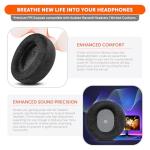 WC StealthZ Maxwell - FPS Oriented Earpads for Audeze Maxwell for Xbox & PS5 by GadgetryTech & Wicked Cushions | Enhanced Sound Precision & Breathable Comfort for Competitive Gaming | Black