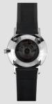 JUNGHANS Men's Form A Matte Silver Dial Black Leather Strap Automatic Watch 027/4730.00