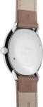 JUNGHANS Max Bill Handaufzug Hand-Winding Sapphire Crystal Beige Leather Watch 027/3701.02
