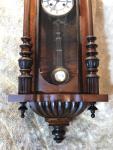Vintage Antique  Germany JUNGHANS Vienna,Strikes ,Clock,walnut Case,