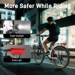 Electric Bike for Adults 70 Miles 1500W Peak 25MPH 26" Ebike for Women with 48V