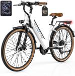 Electric Bike for Adults 70 Miles 1500W Peak 25MPH 26" Ebike for Women with 48V