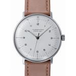Junghans 027-3701-00 Max Bill Tan Brown Handwinding Mechanical Watch