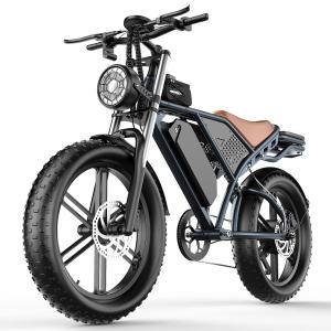 Electric Bike for Adult 2000W 75Mile 32MPH 22.8''  Off-road Mountain Ebike New