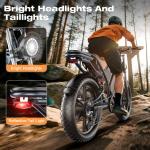 Electric Bike for Adult 2000W 75Mile 32MPH 22.8''  Off-road Mountain Ebike New