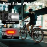 Electric Bike for Adults 70 Miles 1500W Peak 25MPH 26" Ebike for Women with 48V