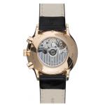 Junghans Meister Chronoscope Black Leather Strap Men's Watch 27/7023.03