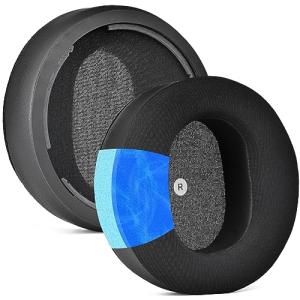 defean Maxwell Cushions - Cooling Gel Replacement Earpads Ear Cushion Compatible with Audeze Maxwell Headphones, Added Thickness, Noise Isolation Foam for Epic Gaming Sessions (Silky Fabric)