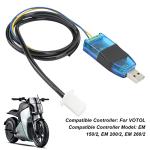 Programmable USB Cable, Electric Bike Programmable USB Data Cable Baud Rate 115200 Fit for VOTOL Controller EM 150/2 200/2
