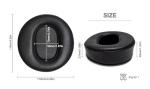 Voarmaks Sheepskin Ear Pads Foam Cushion Compatible with Audeze LCD2 LCD3 LCD4Z LCD-XC MX4 Headphones (Sheepskin Leather)