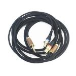 NewFantasia 4.4mm Balanced Cable Compatible with Audeze LCD-2, LCD-4, LCD-3, LCD-X, LCD-XC, MM-500 Headphone Upgrade Replacement Audio Cable 6N OCC Copper Silver Plated Cord Walnut Wood Shell 6.6ft