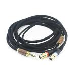 NewFantasia 4.4mm Balanced Cable Compatible with Audeze LCD-2, LCD-4, LCD-3, LCD-X, LCD-XC, MM-500 Headphone Upgrade Replacement Audio Cable 6N OCC Copper Silver Plated Cord Walnut Wood Shell 6.6ft