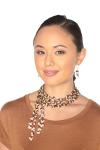 HinsonGayle Hayden' Tiger Eye & Pearl Lariat Necklace