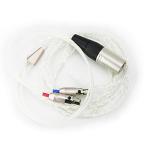 NewFantasia HiFi Cable 4-pin XLR Balanced Male for Audeze LCD-2, LCD-3, LCD-4, LCD-X, LCD-XC, MM-500 Headphone Silver Plated Replacement Audio Upgrade Cable